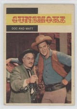 1958 TV Westerns Gunsmoke Matt Dillon James Arness Doc Adams Milburne Stone 1q7