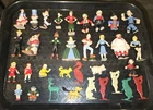 Lot Of 33 Marx figures Li’l Abner Popeye + Cracker Jack characters Some Germany