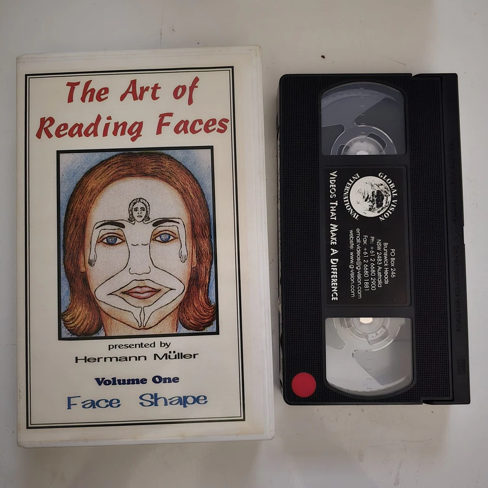 The Art Of Reading Faces x5 VHS Set By Herman Muller Psychosomatic Esoteric RARE - Image 2 of 4