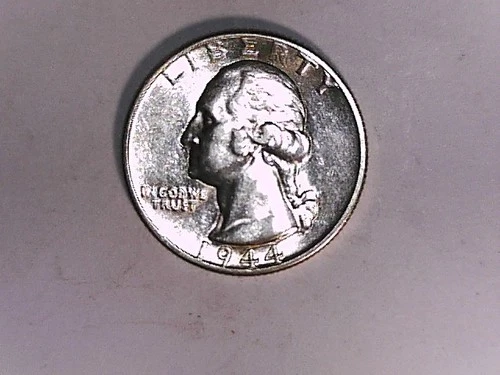 U S 1944 Washington 1/4 Dollar uncirculated
