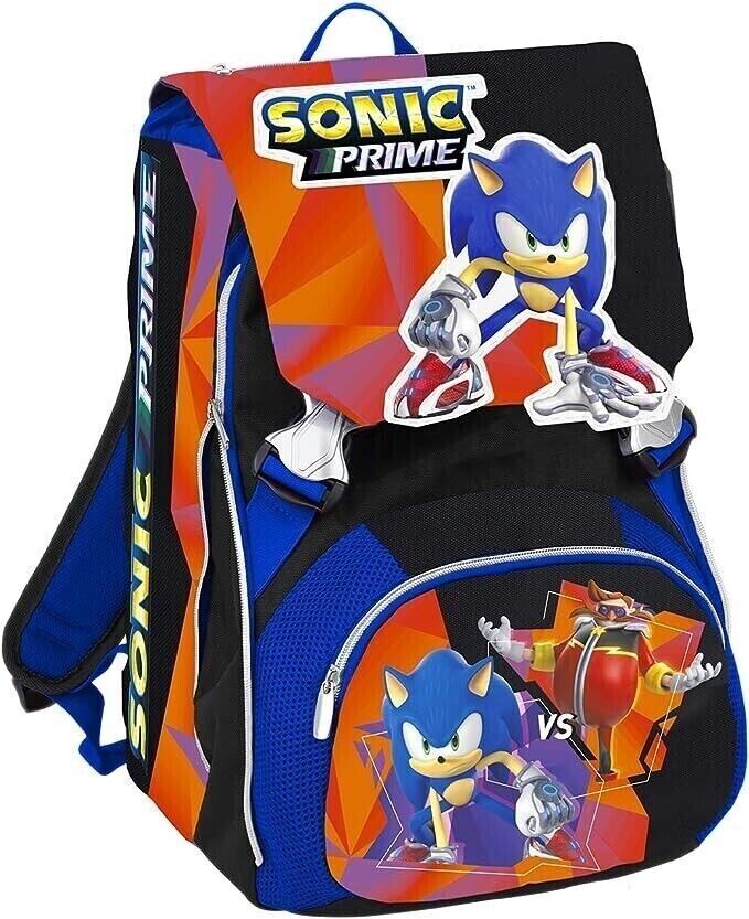 ZAINO estensibile sdoppiabile big SONIC PRIME scuola SEVEN