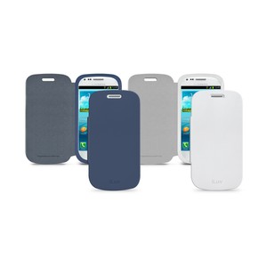 Iluv ics7j341wht Pocket agente Pu Couro Capa Para Galaxy S3, Novo, Frete  Grátis | eBay