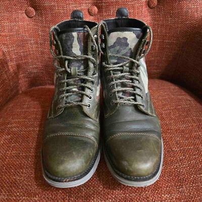Cole‎ Haan Lunargrand Boots Men’s 10 M Cap Toe Gray Lace Up Casual Waterproof COLE HAAN LUNARGRAND LACE UP COMBAT CAP TOE BOOT BOOTS BLACK  main image 3
