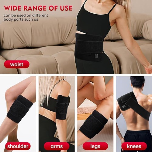 120 LED Infrared Red Light Therapy Waist Wrap Pad Belt Pain Relief 660nm 850nm - Picture 4 of 11