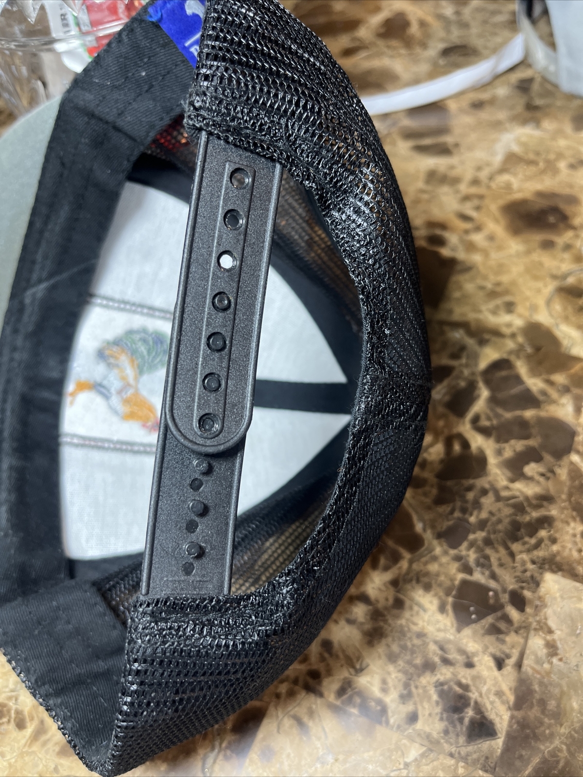 ROOSTER PATCH ADJUSTABLE SNAPBACK HAT CAP  Gray/b… - image 8