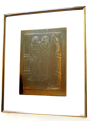 PABLO PICASSO, SIGNED AND NUMBERED FINE COPPER ETCHING PLATE