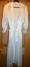 Vintage Christian Dior Saks Fifth Ave Satin Robe Size Medium