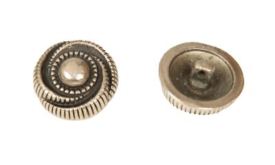 4er Set runde Metallknöpfe mit Nähschaft mm.20 x 20 x 11 mm Artikel
