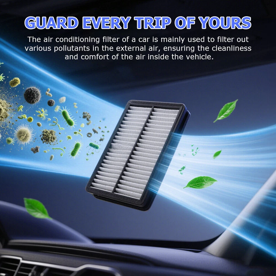 2x Novo Filtro de Ar do Motor para Chevrolet Malibu Venture Buick Rendezvous Regal - Imagem 3 de 4