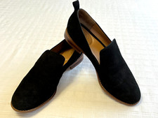 Franco Sarto Haylee Black Suede Loafers , Classic Styling, Sz 7B, Super CUTE 