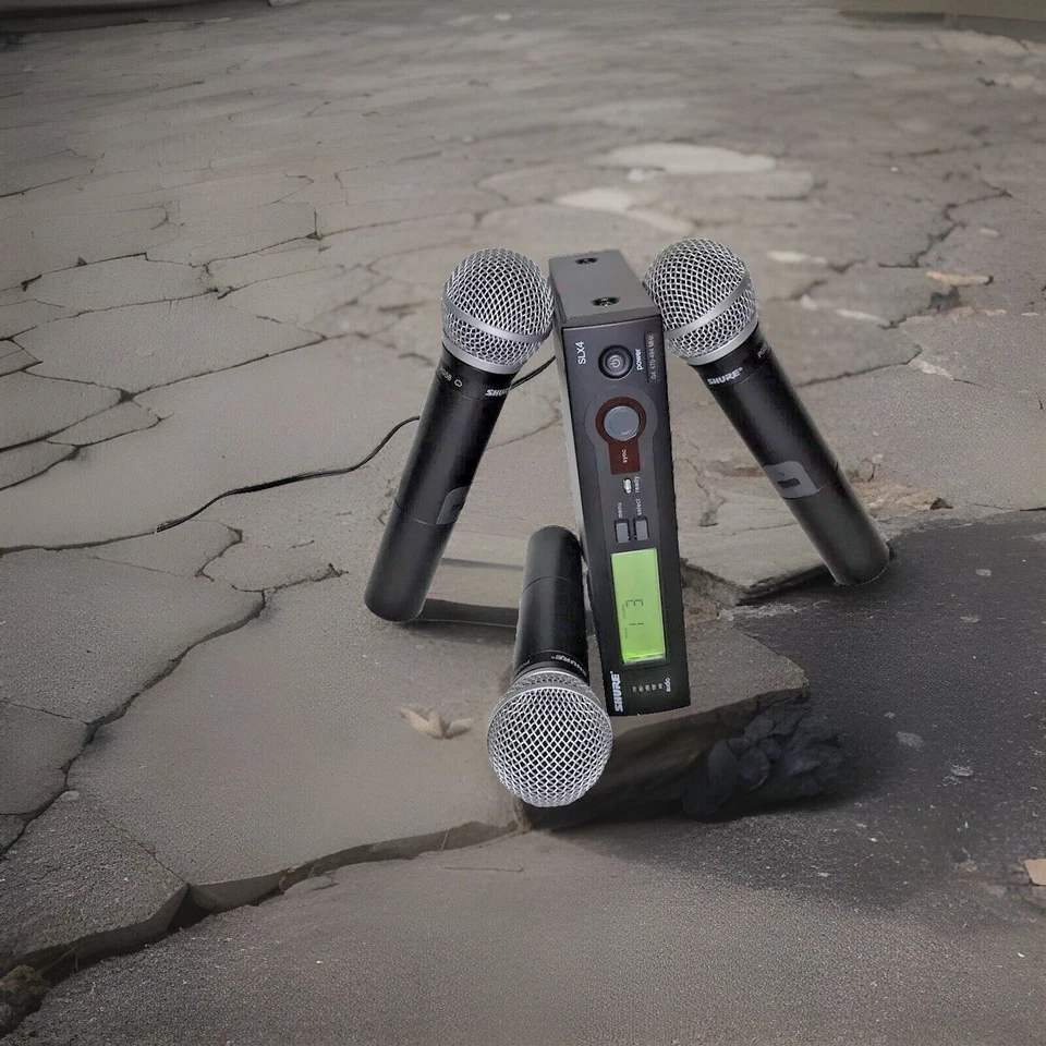 Shure SLX4 Wireless Receiver G4 Band 470–494 MHz – UHF Rackmount Unit Only NoMic - Image 4 of 4