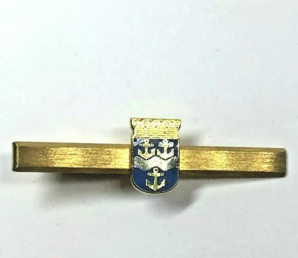 MEN'S TIE CLIP by SPORRONG GÄVLE MUNICIPALITY COAT OF ARMS (SWEDEN)