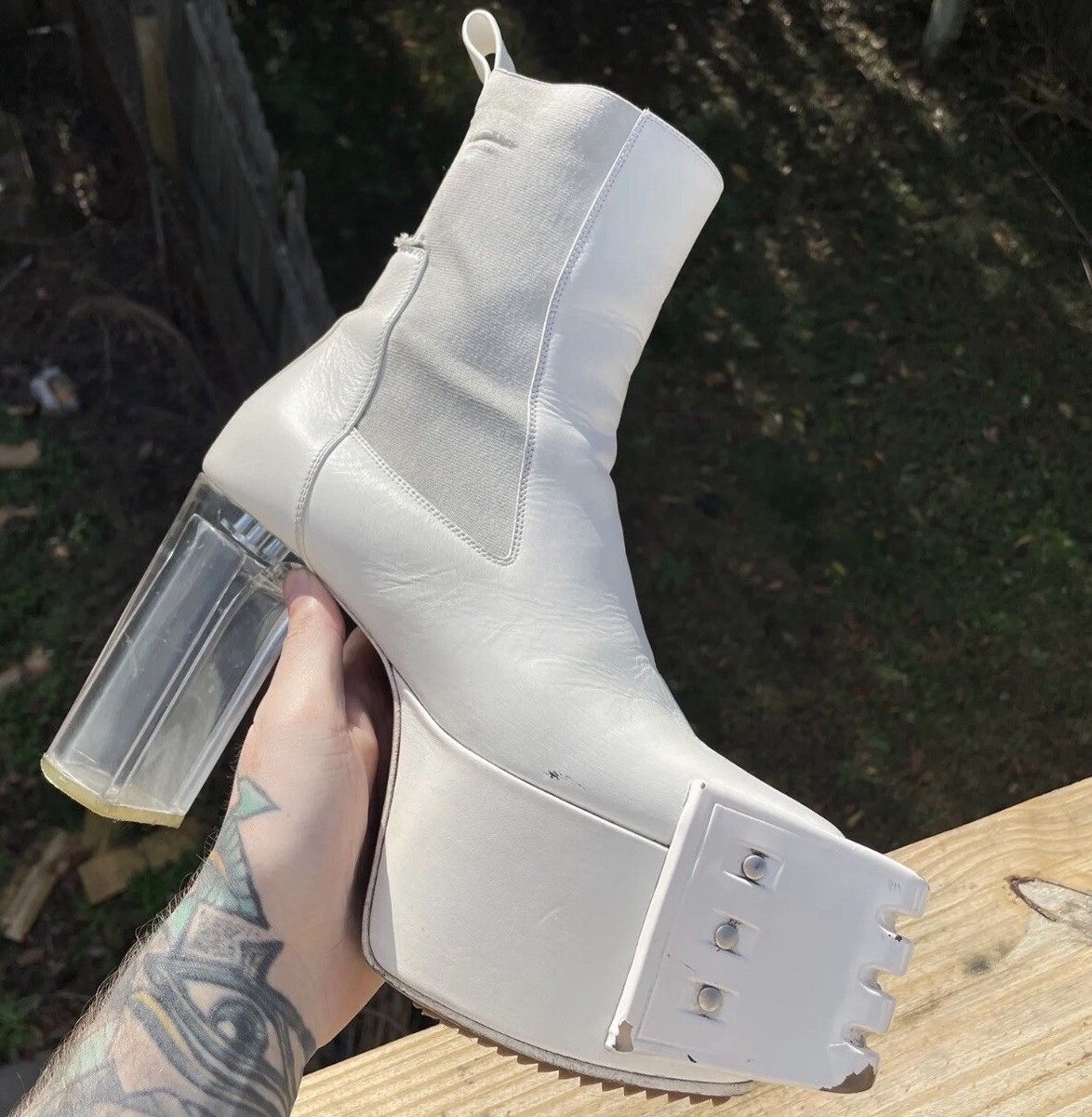 rick owens kiss boots キスブーツ 42（RICK OWENS(リックオウエンス 