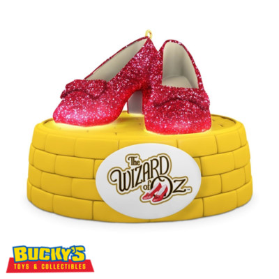 Ruby Slippers 2016 Hallmark Wizard of Oz Ornament Magic Light