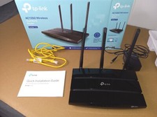 Router inalámbrico de doble banda TP-Link AC1350 Archer C59+ cable de alimentación y cable Ethernet