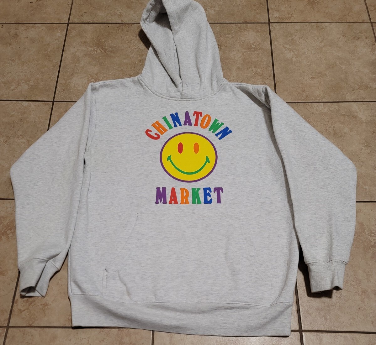 Chinatown Market Smiley Hooded Sweatshirt Medium