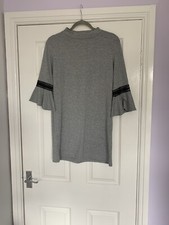 BooHoo Grey Shift Dress Size 12