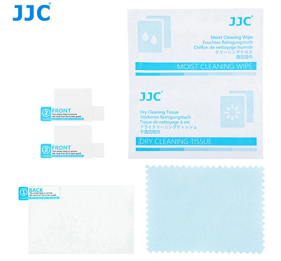 Протектор ЖК-дисплея закаленное стекло JJC + большие наглазники Ergo для Nikon Z6 Z7 Z6II Z7II - Изображение 2 из 4