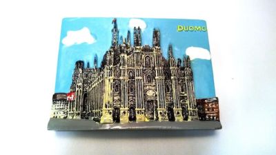 Magnete Frigorifero Duomo Di Milano - Souvenir Milano 5,4x7,8 Cm DONSOUVENIR - Foto 3