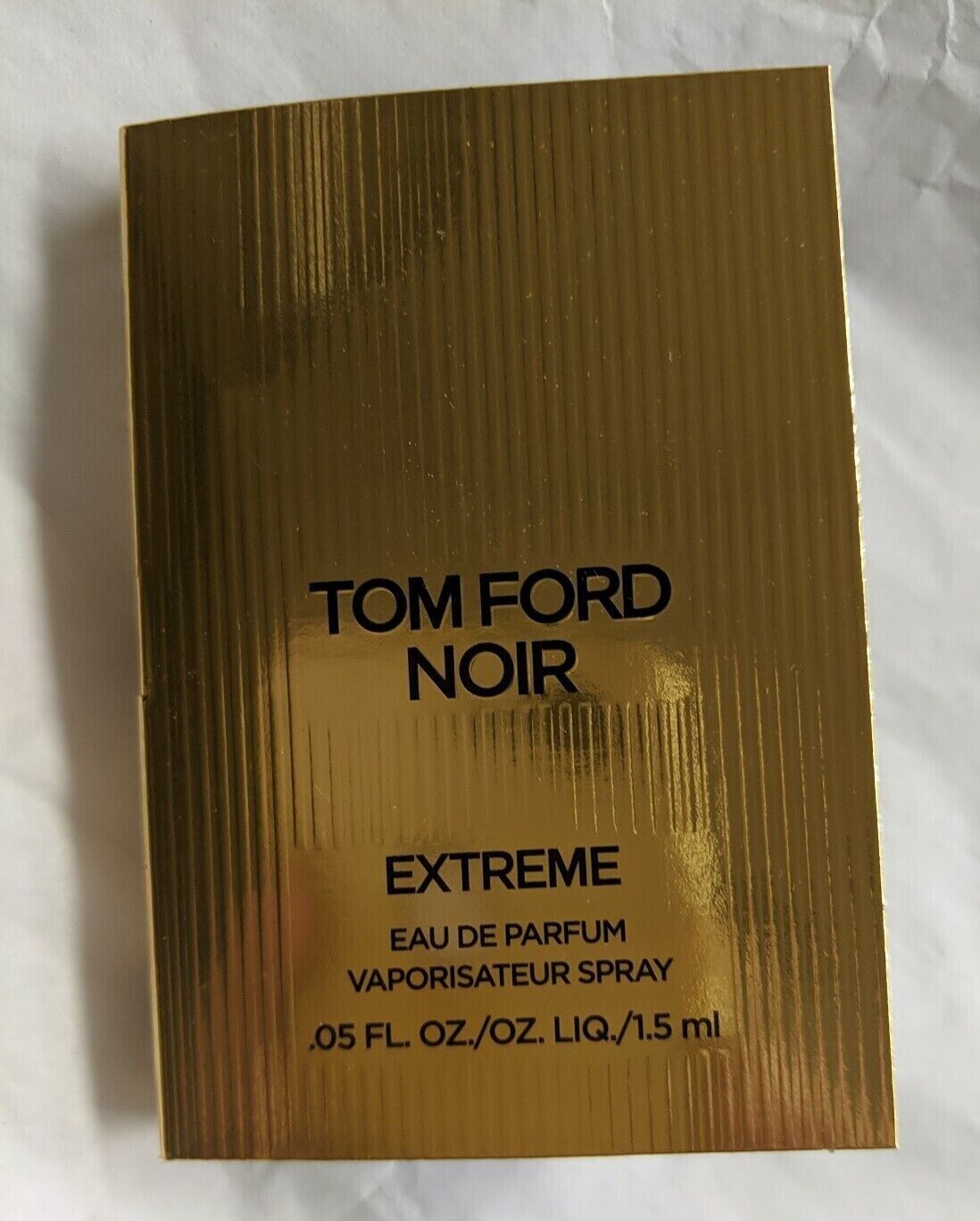 Tom Ford Noir Extreme EDP Sample Spray Vial 1.5 ml/0.05 fl oz New in Card Men