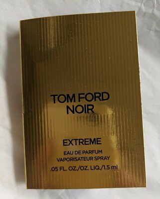 Tom Ford Noir Extreme EDP Sample Spray Vial 1.5 ml/0.05 fl oz New in Card Men
