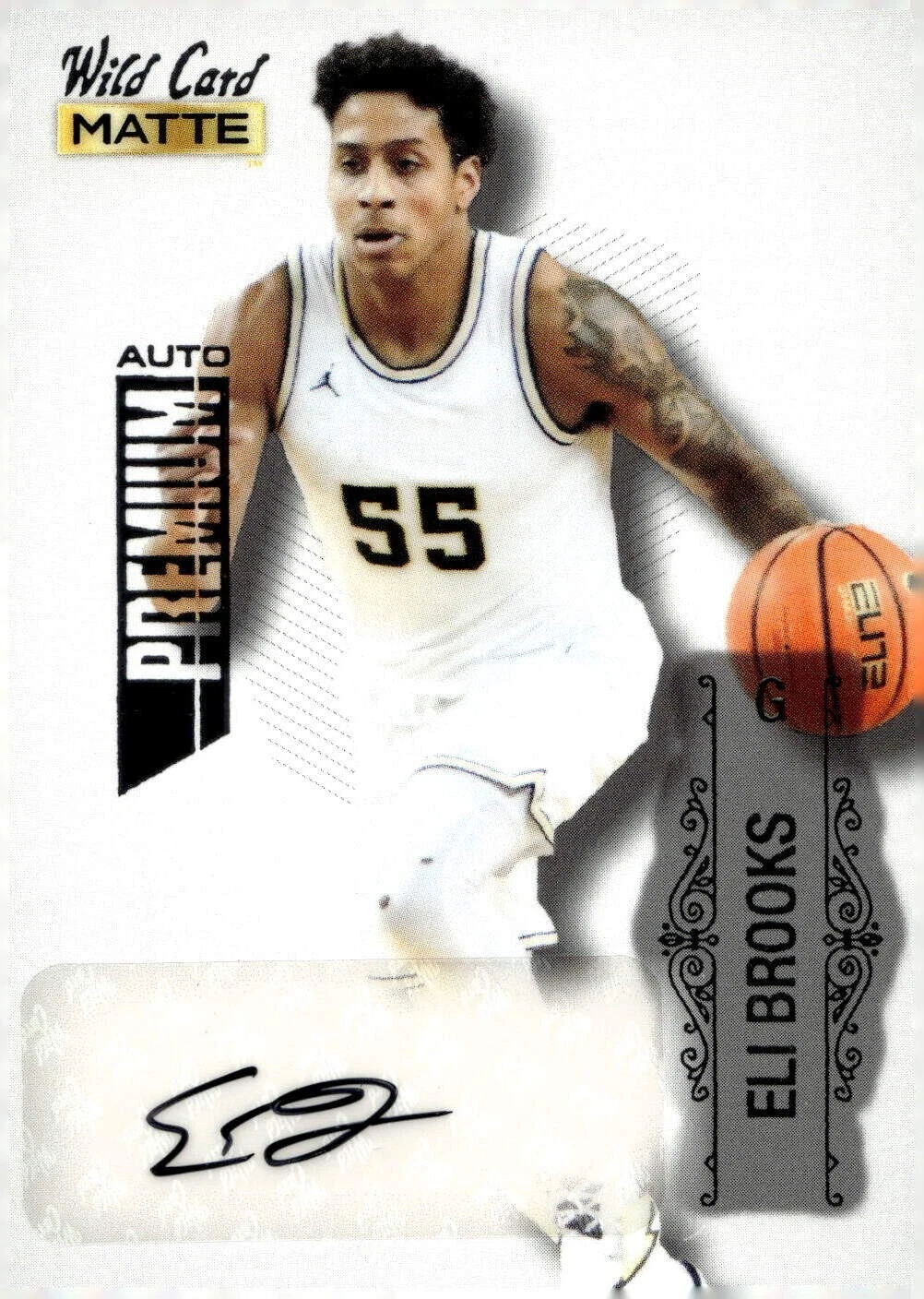 2022 Wild Card Matte Premium Auto #MB-A Eli Brooks