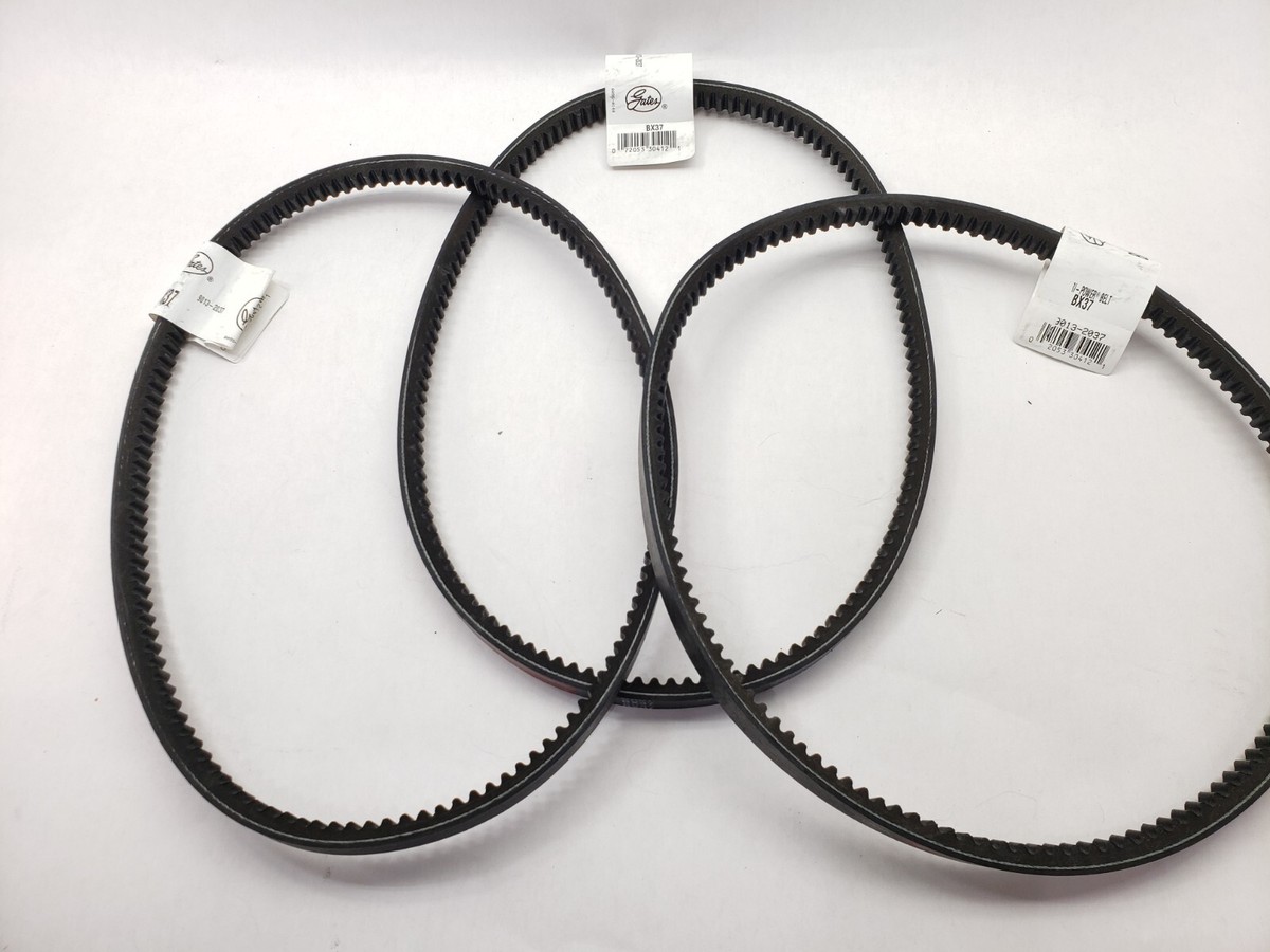 LOT OF 3 Gates Tri-Power Belt BX37 9013-2037 V-Belt 13/32