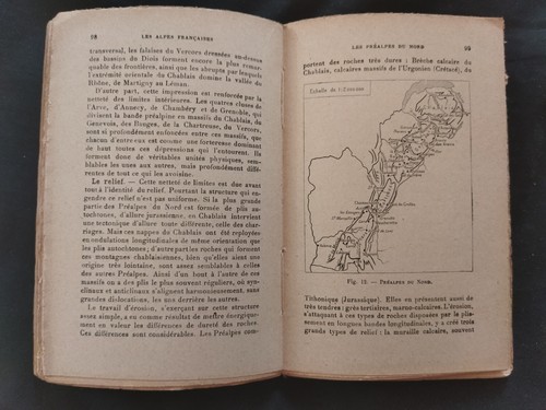 Raoul Blanchard: Les alpes françaises 23 figurines et cartes Collection A. Colin - Imagen 5 de 10
