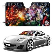 Demon Slayer Car Windshield Sun Shade for SUV Car Truck Front Window gift