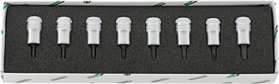 Stahlwille SOCKET SET TORX 3/8'' 96021001 Set with  8 Psc. 49TX/8