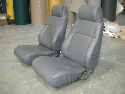 FOR PONTIAC FIERO GT 1984-1989 IGGEE S.LEATHER CUSTOM FIT SEAT COVERS 13 COLORS - Foto 5