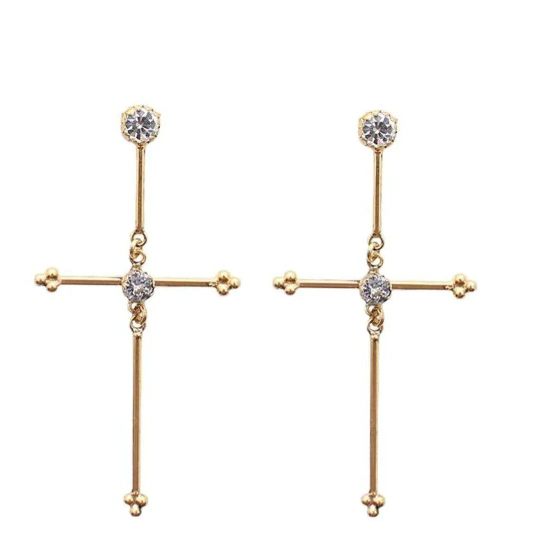 VSA Virgins Saints Angels Garland Cross Earrings eBay