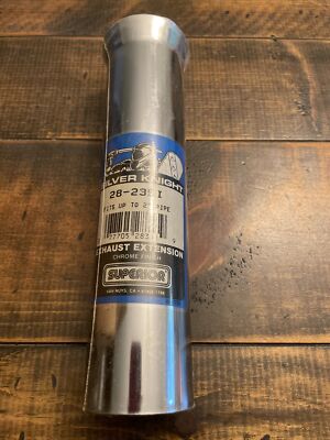 Superior Automotive Chrome Exhaust Extension 28-2351 Fits up to 2  Pipe