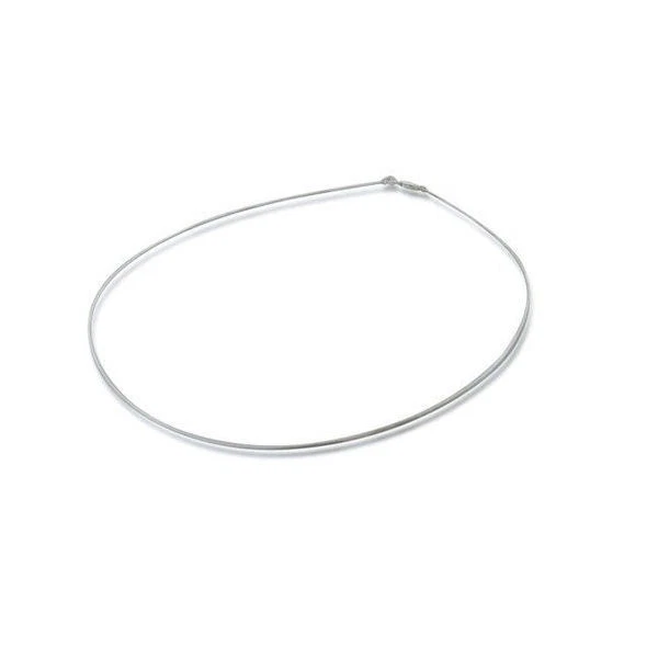 Sterling silver omega necklace 20 inch sales