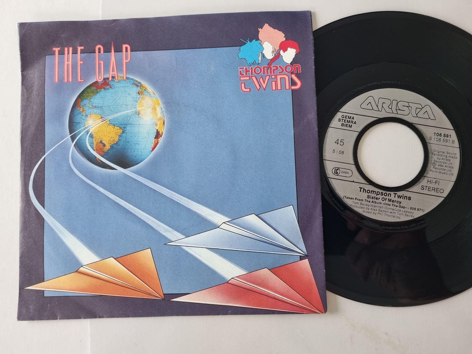 7"" Single Thompson Twins - The gap/ Sister of mercy Vinyl Germany