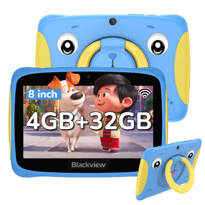 Blackview Tab 3 Kids Tablet 7 Zoll Android 13 Kinder Tablet 4GB+32GB Schutzhülle