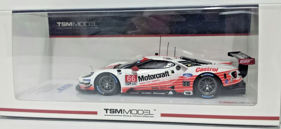 MODELLINO AUTO 1:43 TRUESCALE MINIATURES TSM FORD GT 24H DAYTONA 2019 MODELLISMO - Immagine 4 di 4