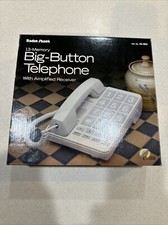 Vintage New Old Stock Radio Shack Telephone Big Button 13 Memory  43-804 ET-206