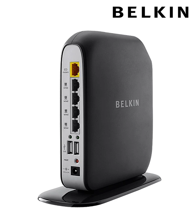 Belkin Share MAX N300 Wireless N Router Print Server 2 USB Ports Model F7D7301 - Image 2 of 4