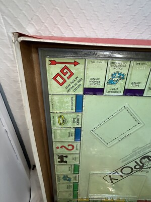 Braille And Low Vision Monopoly 1986 Regular Components Included