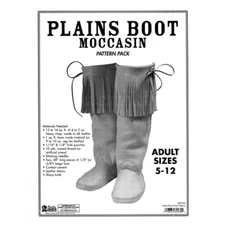 Adults Plain Boot Moccasin Pattern Pack 6035-00