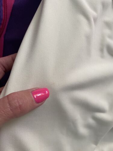 SHERRI HILL COUTURE GOLD WHITE SWAROVSKI CREAM JERSEY GOWN PAGEANT DEEP V SZ 4 - Picture 12 of 12