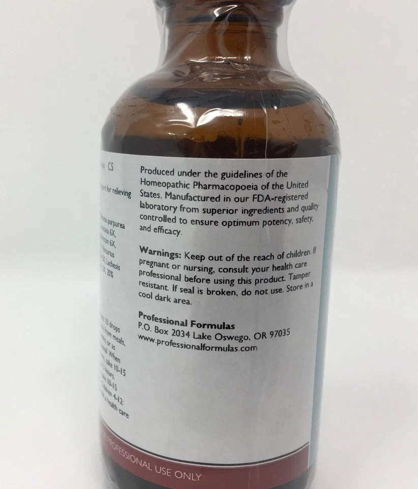Gotas antiinflamatorias fórmula homeopática de 2 fl oz de fórmulas profesionales Foto 3 de 3