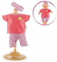 Corolle Fcb94 Floral Bloom Legging Set For 14 Baby Doll - New, Sealed Corolle Fcb94 Floral Bloom Legging Set For 14 Baby Doll - New, Sealed