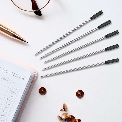 20 Cross Style Ballpoint Pen Refills Smooth Flow Black Ink 1.0mm Medium Point US - Picture 7 of 12