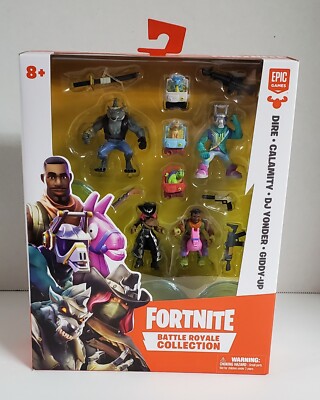 Fortnite Battle Royale Collection Dire,Calamity,DJ Yonder,Giddy-up Collection 8+