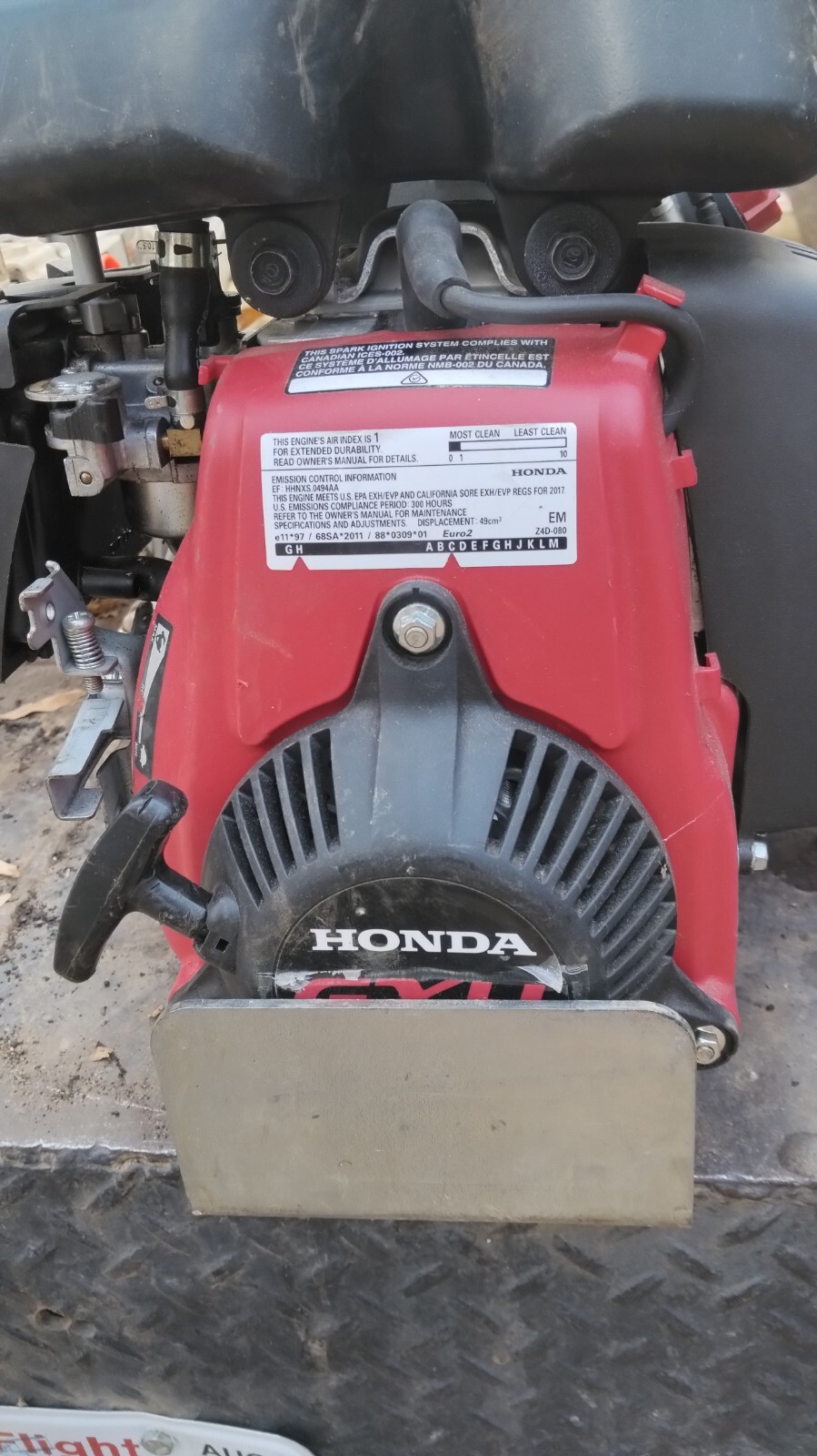 PCW5000 Portable Gas Powered Winch 2200lb pulling power operated by