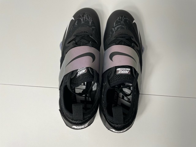Nike Zoom Pole Vault II Unisex Track Cleats Black 317404-035 Men's Size 9.5 | eBay