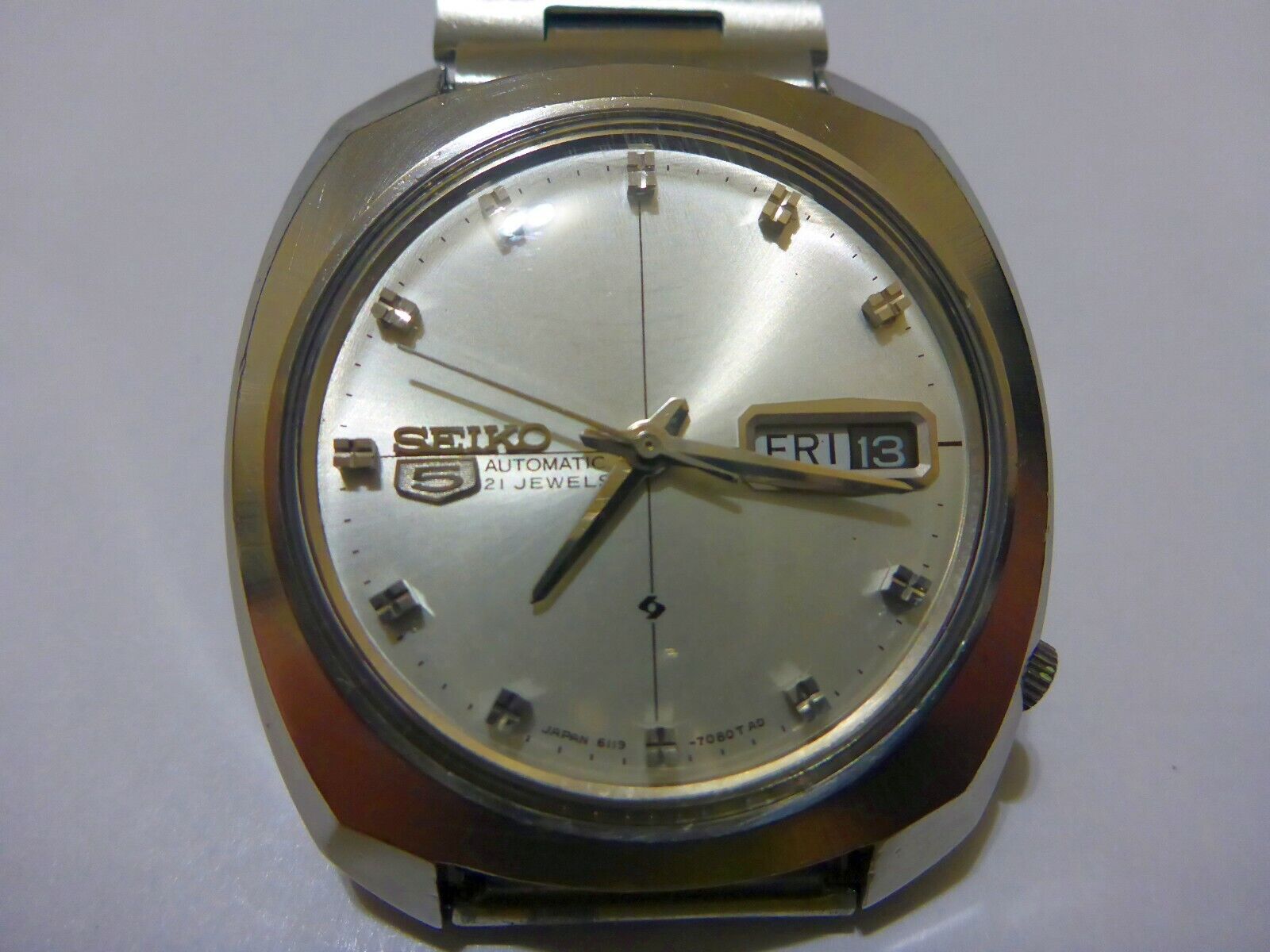 VINTAGE SEIKO 5 AUTOMATIC 21 JEWELS 6119B⌚JAPAN MADE 1969 MEN'S WATCH RARE✰  | eBay