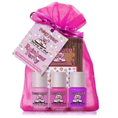 Piggy Paint 3D Nail Art 100% Non-toxic Girls Nail Polish, 3 Colors New